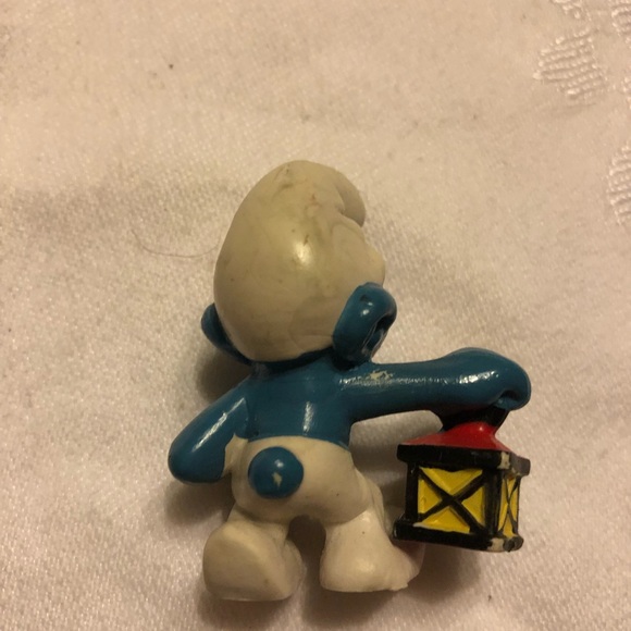 Smurfs 20024A Watchman Smurf Red Lantern Variant 1977 Figure PVC Peyo L015795 - Picture 5 of 5